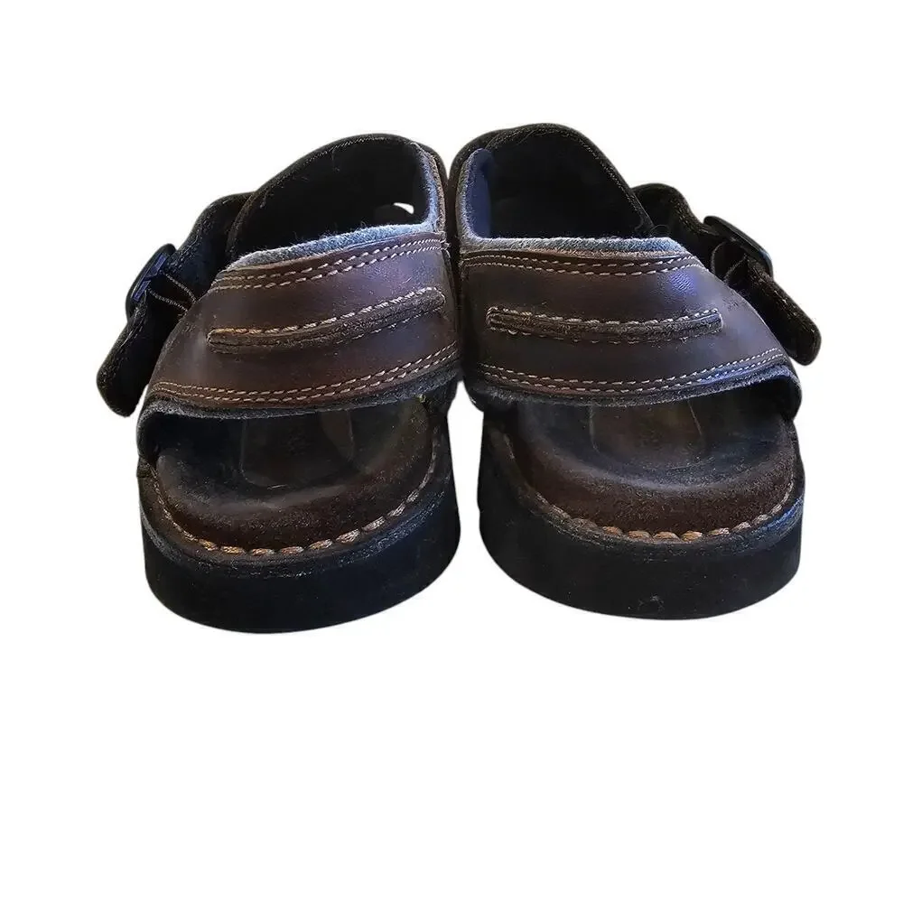 Rockport Men's Leather Fisherman Sandal Brown Size 12